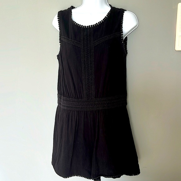 Loft Women’s Black Romper with pockets Size 4 - Picture 2 of 10